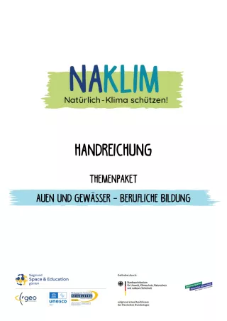 Unterrichtsbaustein: Themenpaket Auen und Gewässer | Berufliche Bildung