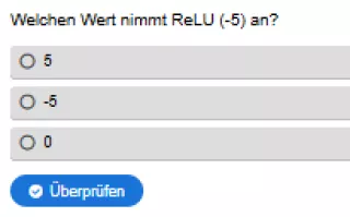 Interaktion: Woche 10 | Theorie | Neuronale Netzwerke und die Mathe (Aufgabe 2)