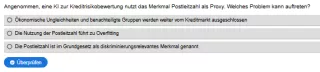 Interaktion: Woche 14 | Recht | Gleichheitsgrundsatz und Diskriminierungsverbote mit Blick auf KI (Aufgabe 6)