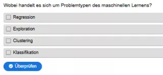 Interaktion: Prognosemodelle: Klassifikation und Regression | 01 | (Überwachtes) Maschinelles Lernen (Aufgabe 2)