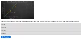 Interaktion: Prognosemodelle: Klassifikation und Regression | 03 | Die lineare Regression (Aufgabe 2)