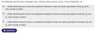 Interaktion: Prognosemodelle: Klassifikation und Regression | 03 | Die lineare Regression (Aufgabe 3)
