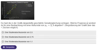 Interaktion: Prognosemodelle: Klassifikation und Regression | 03 | Die lineare Regression (Aufgabe 4)