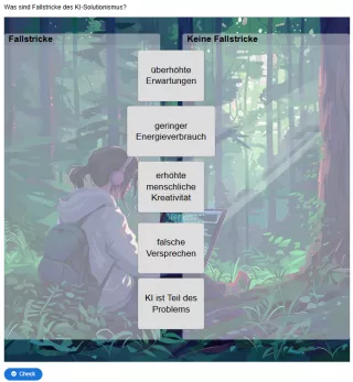 Interaktion: KI und Nachhaltigkeit | 03 | KI-Solutionismus (Aufgabe 2)