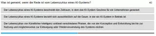 Interaktion: KI und Nachhaltigkeit | 05 | Nachhaltige KI: Lebenszyklus (Aufgabe 1)