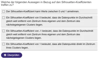 Interaktion: Clustering: vom Sortieren bis zum Explorieren | 04 | Evaluation und Interpretation Clustering (Aufgabe 2)