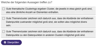 Interaktion: Clustering: vom Sortieren bis zum Explorieren | 04 | Evaluation und Interpretation Topic Models (Aufgabe 1)