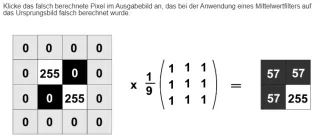 Interaktion: Bildklassifikation und Bildsegmentierung | 05 | Woher kommt die Bezeichnung „Convolutional”? (Aufgabe 4)