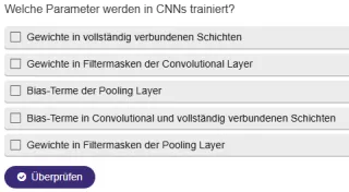 Interaktion: Bildklassifikation und Bildsegmentierung | 05 | Wie werden CNNs trainiert? (Aufgabe 2)