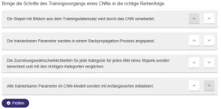 Interaktion: Bildklassifikation und Bildsegmentierung | 05 | Wie werden CNNs trainiert? (Aufgabe 5)