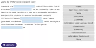 Interaktion: Generative Modelle | 02 | Über Generative Modelle sprechen (Aufgabe 2)