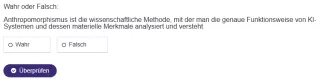 Interaktion: KI und Ich | 03 | Antropomorphisierung (Aufgabe 1)