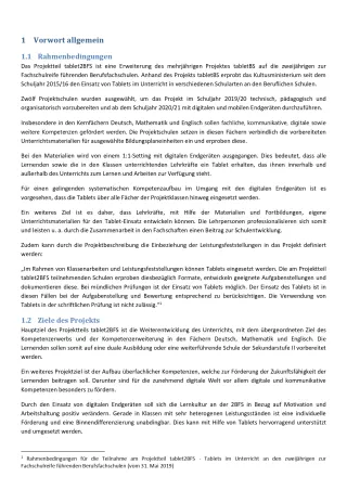 Handreichung: Projekt tablet2BFS | Materialien 1. Schuljahr Mathematik (ZIP-Datei)