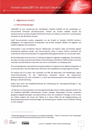 Handreichung: Projekt tablet2BFS | Materialien 2. Schuljahr Deutsch (ZIP-Datei)