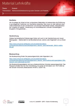 Handreichung: Projekt tablet2BFS | Materialien 2. Schuljahr Mathematik (ZIP-Datei)