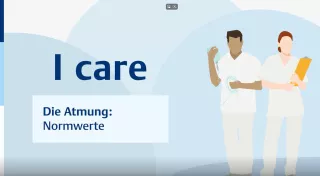Video: I care Pflege | Pflegebasismaßnahmen | Die Atmung: Normwerte und Abweichungen (Video)