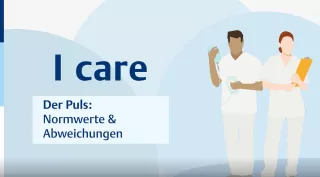 Video: I care Pflege | Pflegebasismaßnahmen | Der Puls: Normwerte und Abweichungen (Video)