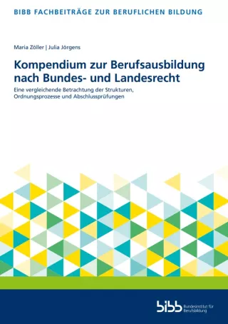 Broschuere: Kompendium zur Berufsausbildung nach Bundes- und Landesrecht