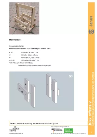 Anleitung: Bauanleitung Holzkiste Janus