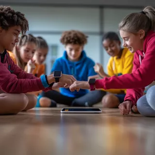 Entdeckendes: Gesundheitsförderung im Sportunterricht mit digitalen Medien