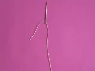 Video: Einfädeln mit einem Papierstreifen