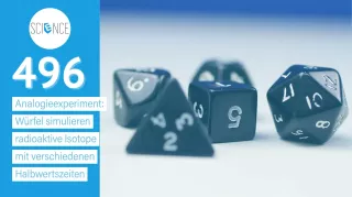 Video: Würfel simulieren radioaktive Isotope mit verschiedenen Halbwertszeiten | Analogieexperiment