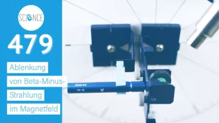 Video: Ablenkung von Beta-Minus-Strahlung im Magnetfeld