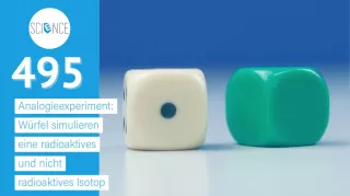 Video: Würfel simulieren eine radioaktives und nicht radioaktives Isotop | Analogieexperiment