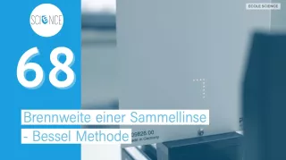 Video: Brennweite einer Sammellinse - Bessel Methode