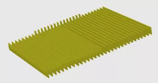 Entdeckendes: Set aus 32 taktilen Linealen (20 cm) (zip-Datei)