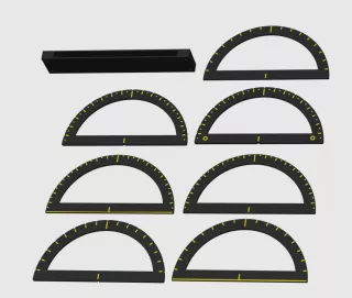 Entdeckendes: Set aus Winkelmessern (zip-Datei)