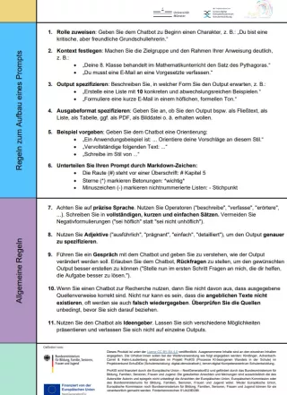 Merkblatt: Prompting-Hinweise
