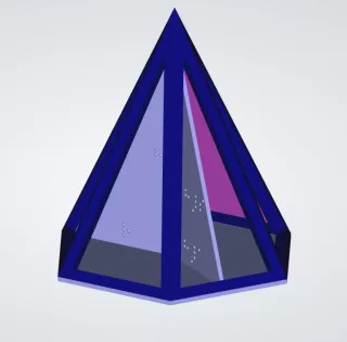 Entdeckendes: Kantenmodell Sechseck Pyramide (zip-Datei)