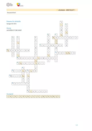 Unterrichtsplanung: Lacke, Farben und Druckfarben - Was das Leben bunt macht: Arbeitsblätter mit didaktischen Hinweisen für Schüler der Sek I und II