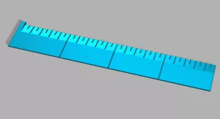 Entdeckendes: Lineal (20 cm) (zip-Datei)