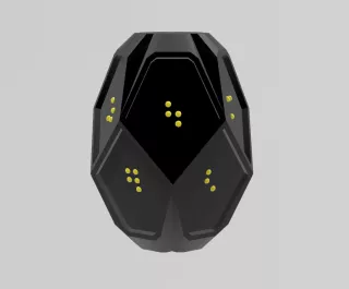 Entdeckendes: 10 sided dice (0-9) (8dot braille) (zip-Datei)