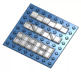 Entdeckendes: Legebrett für Muster und Ornamente — Linien (zip-Datei)