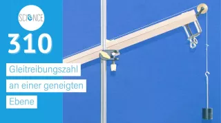 Video: Gleitreibungszahl an einer geneigten Ebene