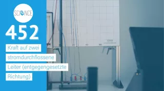 Video: Kraft auf zwei stromdurchflossene Leiter | entgegengesetzte Richtung