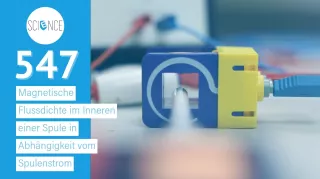 Video: Magnetische Flussdichte im Inneren einer Spule in Abhängigkeit vom Spulenstrom