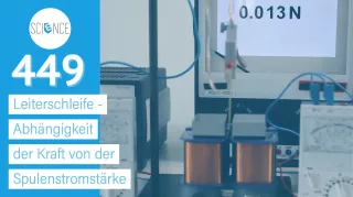 Video: Leiterschleife - Abhängigkeit der Kraft von der Spulenstromstärke