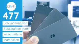 Video: Schwächung von Betastrahlen durch verschiedene Materialien