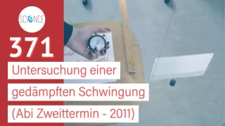 Video: Untersuchung einer gedämpften Schwingung | Abitur 2011 (Zweittermin)