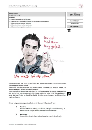 Arbeitsblatt: Längenmessung (Niveau C | PDF)