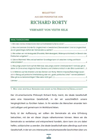 Text: Medienpaket 5 | Gute Demokratie | Autorentexte - Richard Rorty