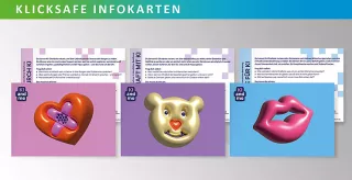Infografik: 3 Infokarten für Jugendliche - KI and me.
