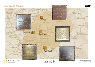 Entdeckendes: Modul S: Stationenlernen: Stolperstein-Biografien erschließen