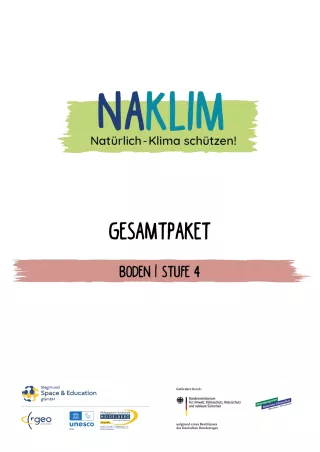 Unterrichtsbaustein: Gesamtpaket Boden | Stufe 4