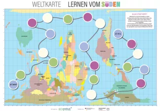 Entdeckendes: Lernen vom Süden | Weltkarte