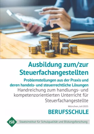 Unterrichtsplanung: Handreichung „Ausbildung zum/zur Steuerfachangestellen“ (2025)
